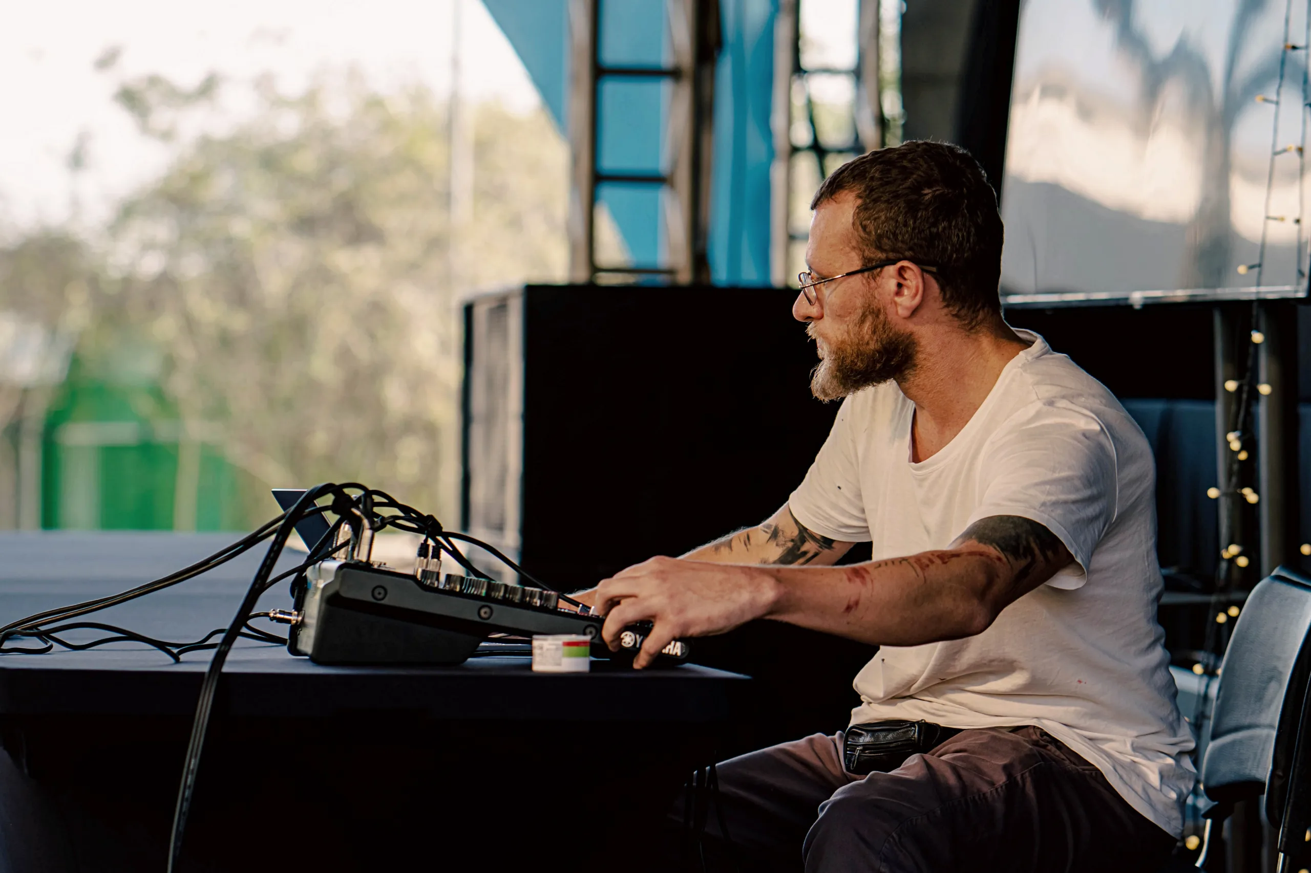 O músico Thiago Salas fará parte da experimentação sonora e audiovisual