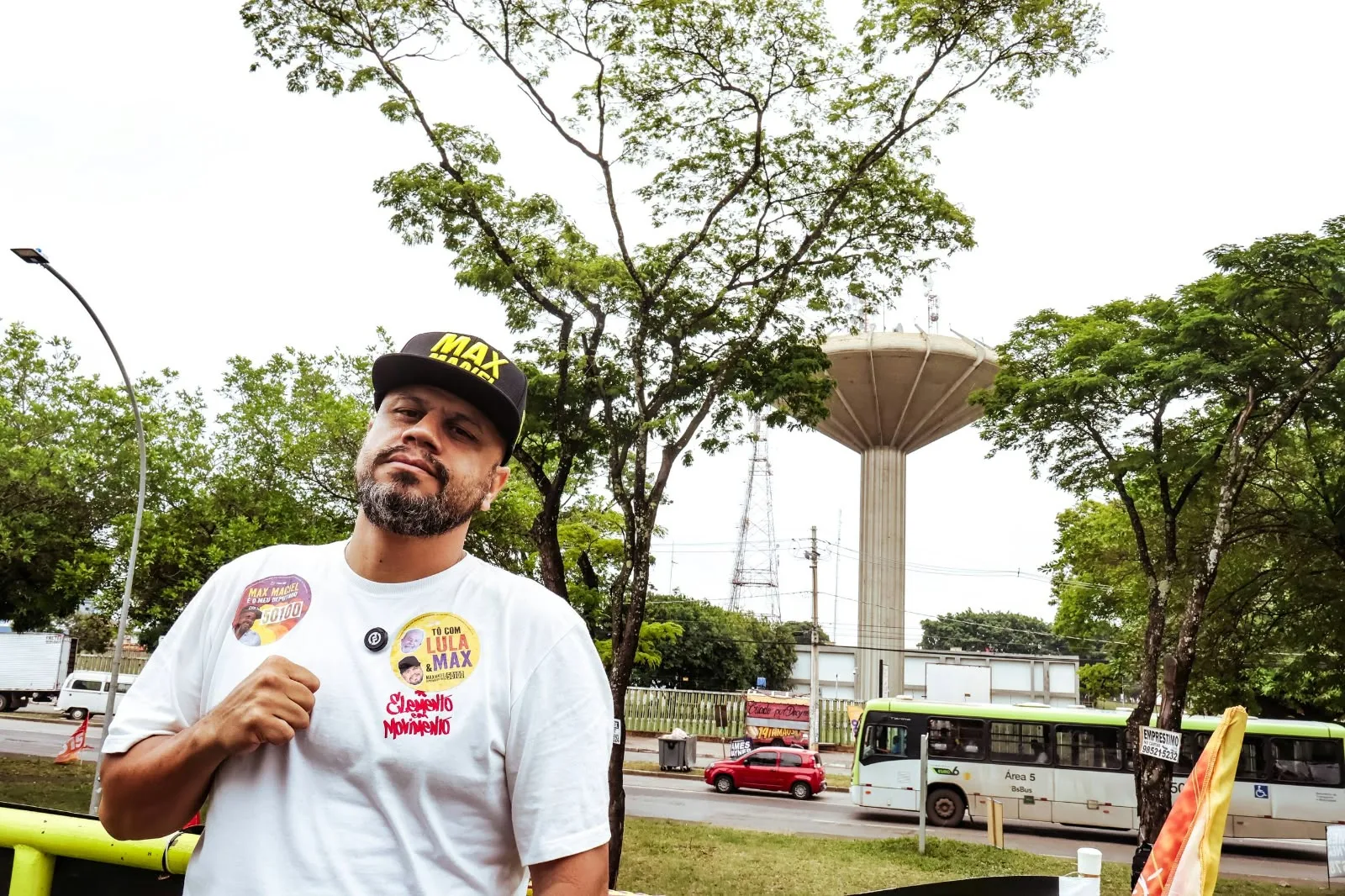 Max Maciel (Psol) foi reeleito para a Câmara Legislativa do Distrito Federal com 92.234 votos, a maior votação já registrada por um deputado distrital na história da Casa