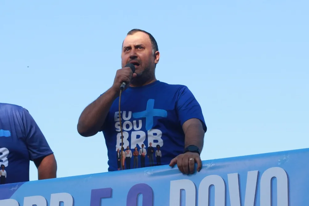Ivan Amarantes, diretor do Sindicato dos Bancários de Brasília
