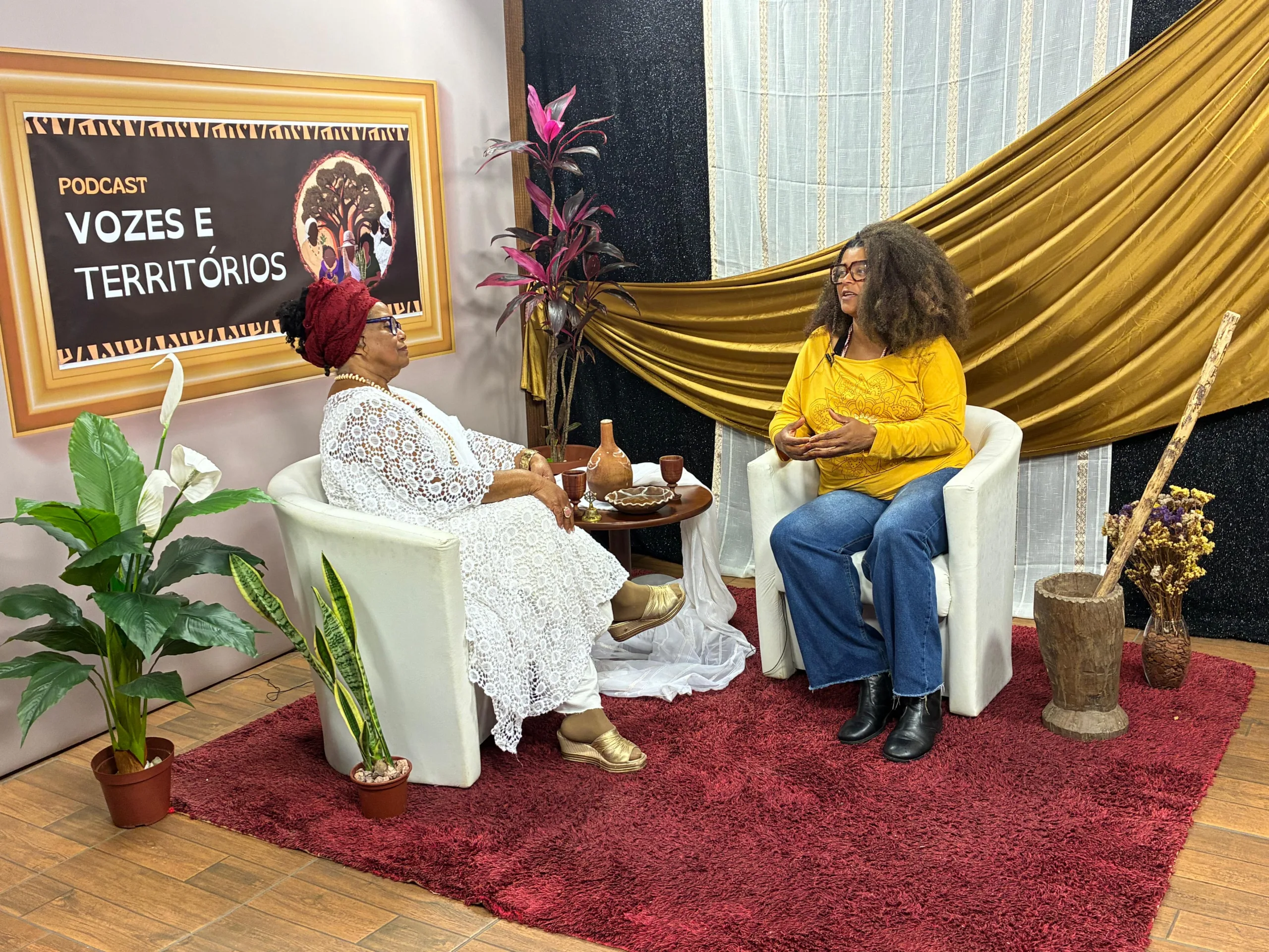 A pesquisadora e percussionista Nina Fola é a convidada do podcast “Igualdade e Cultura Negra, Vozes e Territórios”, apresentado por Iya Vera Soares