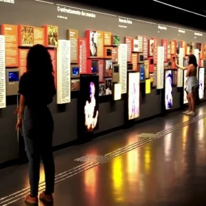 O Museu da Língua Portuguesa foi inaugurado em 2006 O Museu da Língua Portuguesa foi inaugurado em 2006